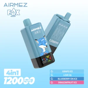 Alternative view of Airmez FOX 120K puffs 4în1